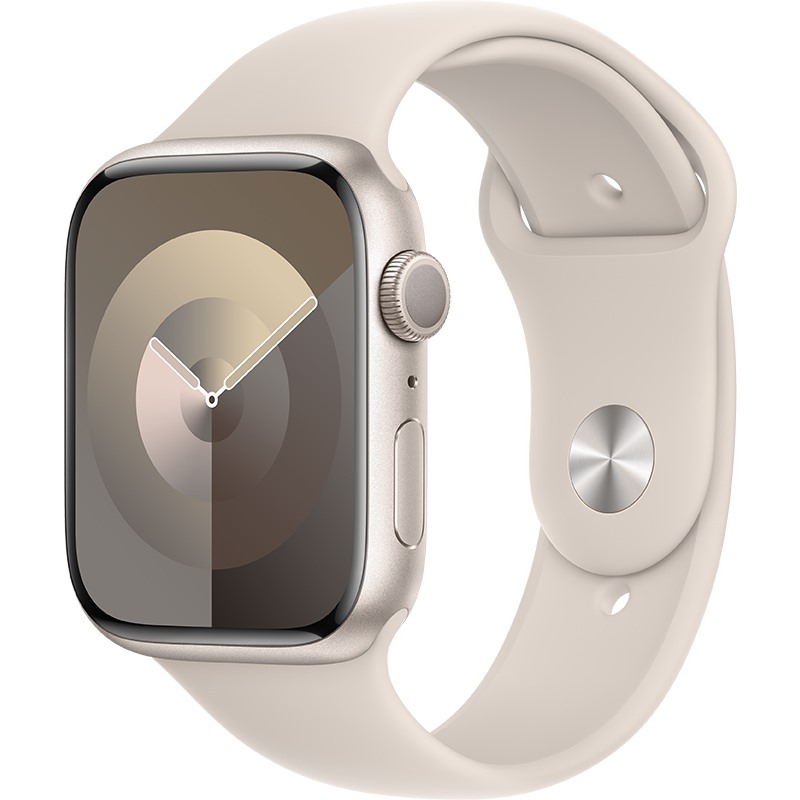 Apple Watch Series 9 Gps 45Mm Viền Nhôm Dây Cao Su Cỡ M/L