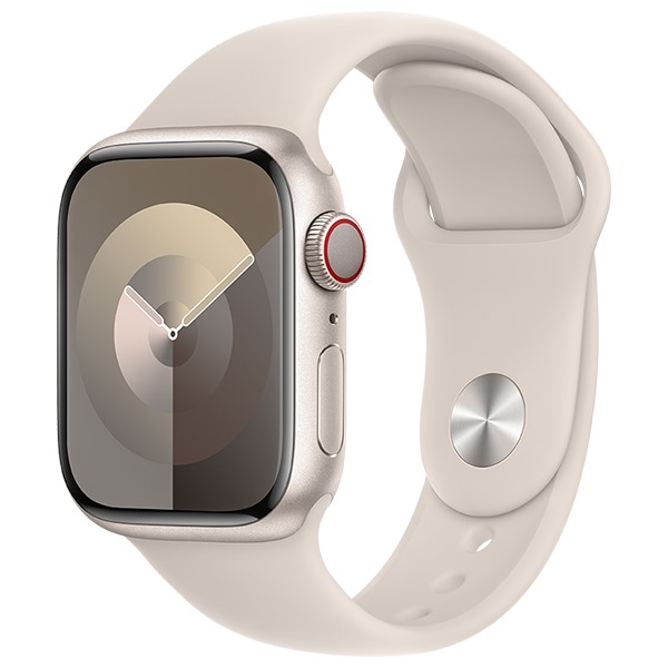 Apple Watch Series 9 GPS + Cellular 41mm Viền nhôm Dây cao su cỡ S/M