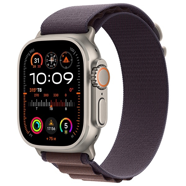 Apple Watch Ultra 2 GPS + Cellular 49mm viền Titanium Dây Alpine Loop cỡ vừa