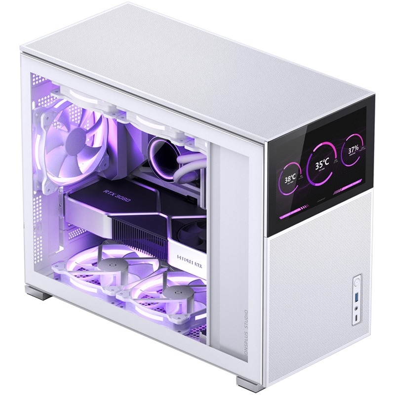 Vỏ case Jonsbo D31 Mesh Screen White