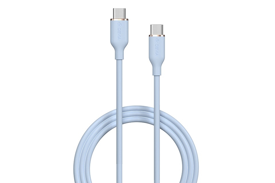 Cáp Usb - C To Usb - C 1.2M Silicone Devia