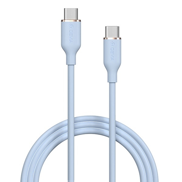 Cáp USB-C to USB-C 1.2m Silicone Devia