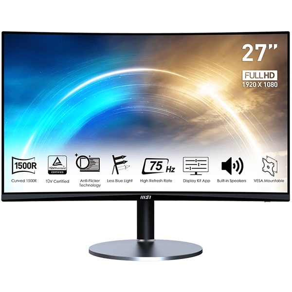 Màn hình Cong MSI Pro MP272C/27 inch FHD (1920x1080)/VA 75Hz