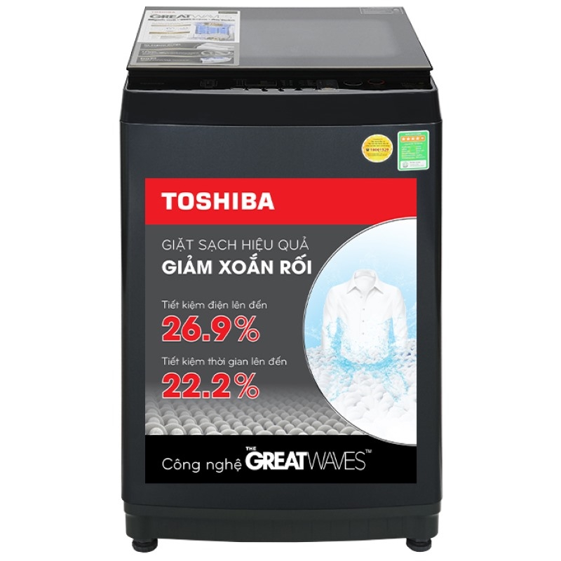 Máy Giặt Cửa Trên Toshiba Inverter 10 Kg Aw - Dm1100Jv(Mk)