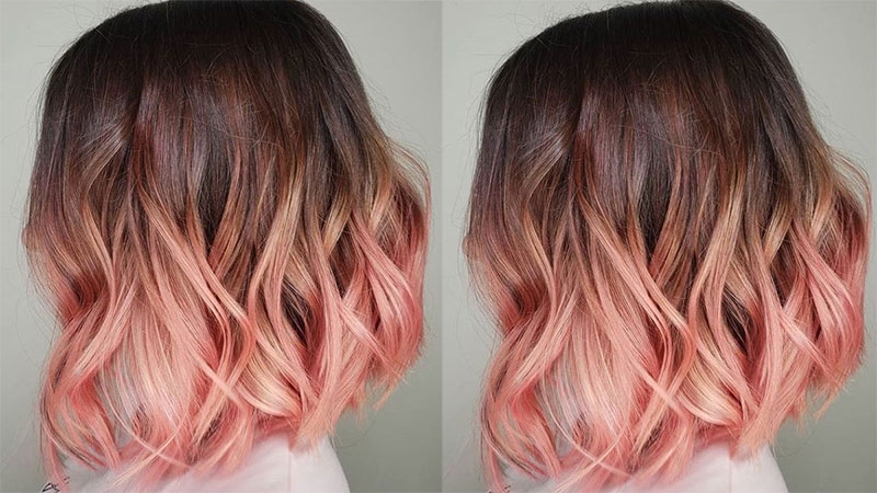 Nhuộm tóc đẹp ombre