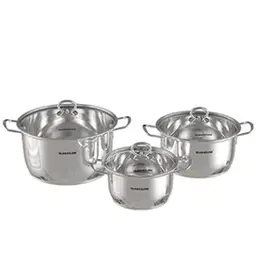 Bộ 3 nồi Inox 5 đáy Sunhouse SHG788