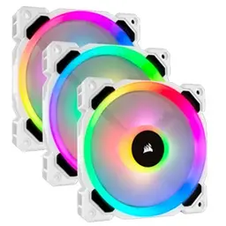 Bộ 3 quạt máy tính Corsair LL120 Trắng RGB kèm Lighting Node PRO/CO-9050092-WW