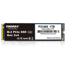 SSD Kingmax 512 GB M.2 NVMe - Đọc: 3400 MB/s - Ghi: 3000 MB/s