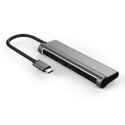 Cáp Hub USB-C 6 in 1 JCPal Xám