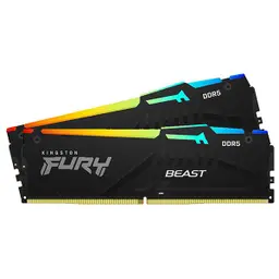 RAM Kingston FURY Beast RGB 64GB (2x32GB) DDR5 5200 MHz (KF552C40BBAK2-64)