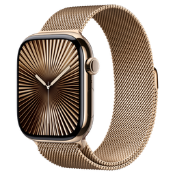 Apple Watch Series 10 GPS + Cellular 46mm Viền Titan Dây Milanese  
