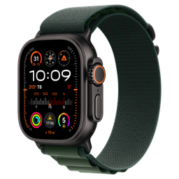 Nike Iphone Nouveauté Apple Watch Apple Watch Ultra GPS Cellular 49mm  Viền Titanium Đen Dây Đeo Alpine Medium