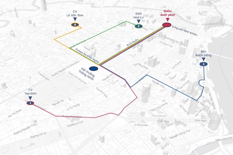 30/4 diễu binh ở đâu TP.HCM 2