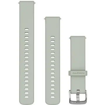 Dây thay thế, Garmin Quick Release 18mm Xám xanh (Sage Grey) Dây Silicone (010-13256-01)
