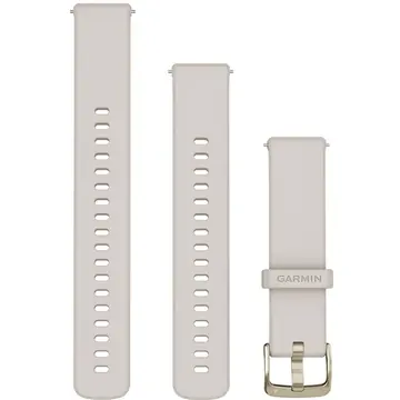 Dây thay thế, Garmin Quick Release 18mm Trắng ngà (Ivory) Dây Silicone (010-13256-04)