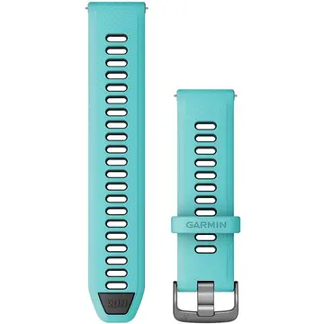 Dây thay thế Garmin Quick Release 22mm Xanh lơ/Đen (Aqua/Black) Silicone (010-11251-A2)