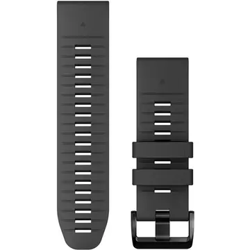 Dây thay thế Garmin QuickFit 26mm Xám (Graphite) Silicone (010-13281-09)