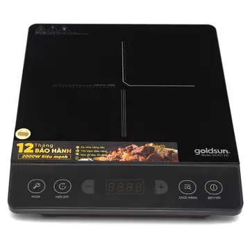 Bếp điện từ đơn cảm ứng Goldsun GIC3213-D 2000W