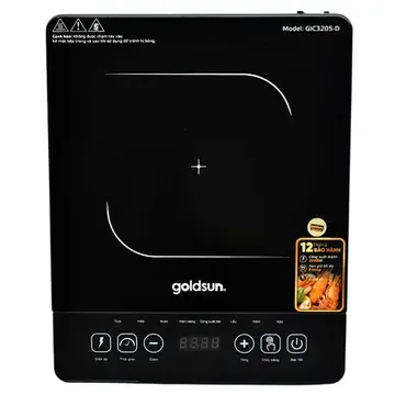 Bếp điện từ đơn cảm ứng Goldsun GIC3205-D 2000W (Kèm nồi)