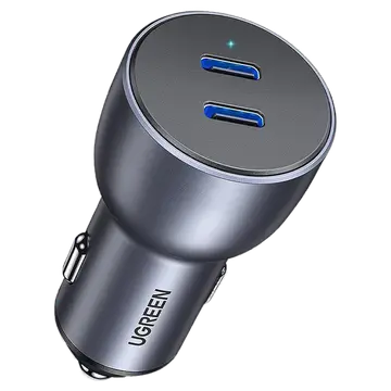Tẩu sạc nhanh xe hơi 2 cổng 40W USB-C CD213 Ugreen