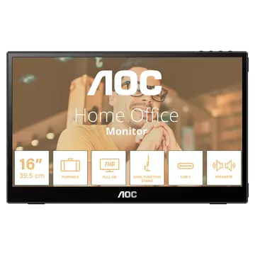 Màn hình di động AOC 16T20 15.6 inch Full HD/IPS 60Hz/USB Type-C