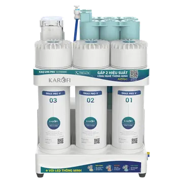 Máy lọc nước RO Hydrogen Karofi KAQ-U95 Pro 10 lõi