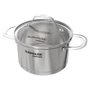 Nồi Inox 5 đáy - đáy từ 16cm Sunhouse SHG502-16