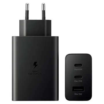 Củ sạc nhanh Samsung 15W/25W/65W 3 cổng (2 Type C + 1 USB-A)