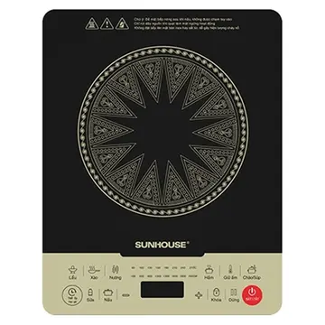 Bếp điện từ đơn cảm ứng Sunhouse SHD6869 2000W (Kèm nồi)