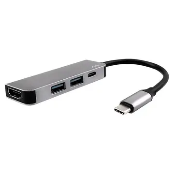 Cáp Hub Type C To HDMI 4 in 1 JCPal