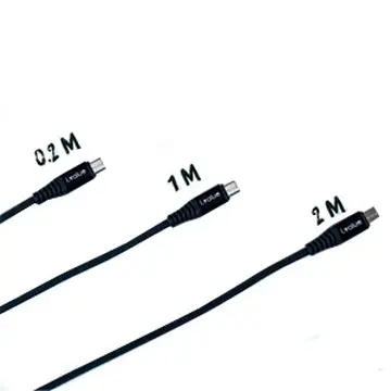 Combo cáp Micro 0.2/1/2m ivalue Fishtail Đen