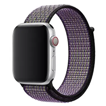 Dây đeo Apple Watch 44mm Desert Sand/Volt Nike Sport Loop