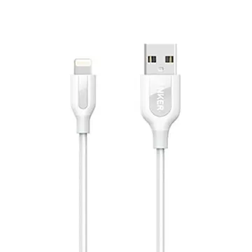 Cáp Lightning 0.9m Anker PowerLine+ Trắng