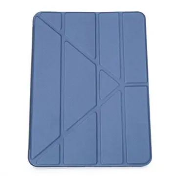 Bao da nắp gập iPad Pro 11" Nhựa cứng viền dẻo Magic Cube Cover Meetu Xanh dương