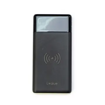 Pin sạc dự phòng Wireless Li-Polymer 10000mAh i.value J132W Đen