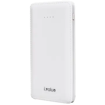 Pin sạc dự phòng Li-polymer 10000mAh ivalue J18 Trắng