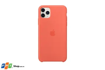 Apple Ốp lưng iPhone 11 Pro Max Silicon Clementine (Orange)