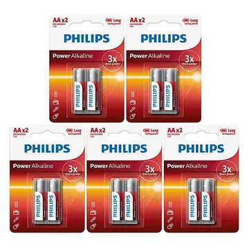 Pin Kiềm Philips Alkaline AA vỉ 2 viên Red