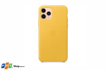 Apple Ốp lưng iPhone 11 Pro Leather Meyer Lemon Yellow