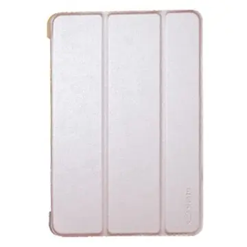 Bao da nắp gập iPad Mini 5 2019 Nhựa cứng viền dẻo  Pure Color Cover Meetu  Hồng