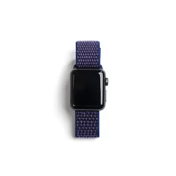 Dây đeo Apple Watch S3/S4/S5 - 40mm Vải Nylon Watchband i.Value Indigo