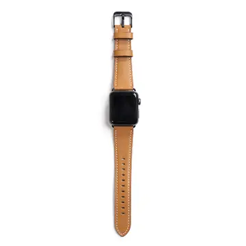 Dây đeo Apple Watch S3/S4/S5 - 40mm Da Genuine Leather Watchband i.Value Brown Nâu