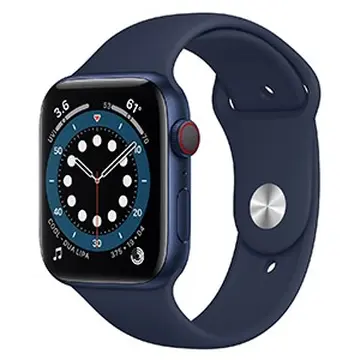 Apple Watch Series 6 GPS + Cellular 44mm viền nhôm dây cao su
