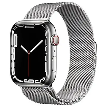 Apple Watch Series 7 GPS + Cellular 45mm viền thép dây thép