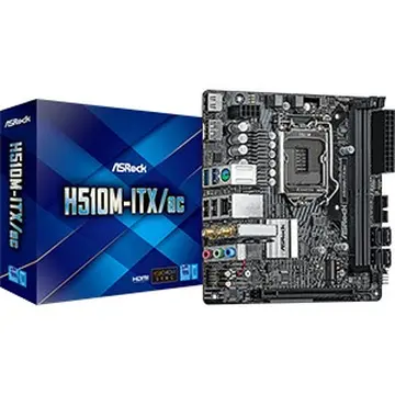 Mainboard Asrock  H510M-ITX/ac ( LGA 1200 - m-ATX Form Factor - DDR4 )