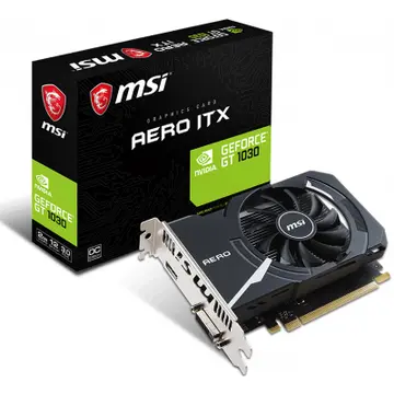 Card đồ hoạ MSI GT 1030 AERO ITX 2GD4 OC - 2GB GDDR4 - 64 bit