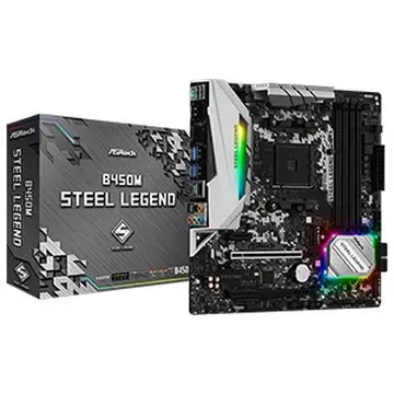 Mainboard Asus B450M Steel Legend ( AMD AM4 - m-ATX Form Factor - DDR4 )