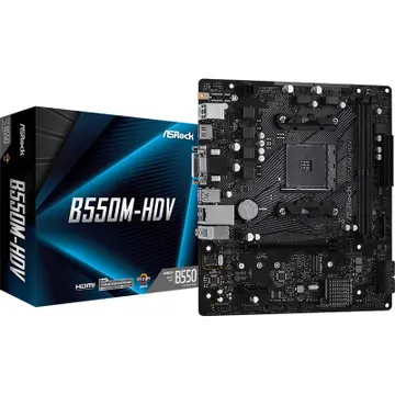 Mainboard Asrock B550M HDV (AMD AM4 - m-ATX Form Factor - DDR4)