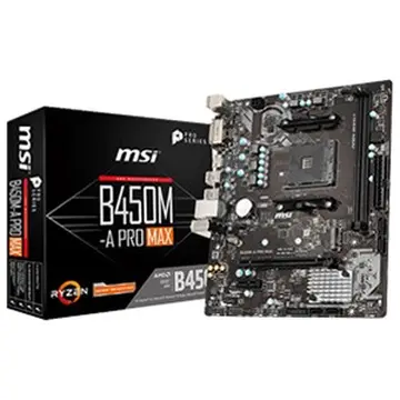 Mainboard MSI B450M-A PRO MAX ( AMD AM4 - m-ATX Form Factor - DDR4 )
