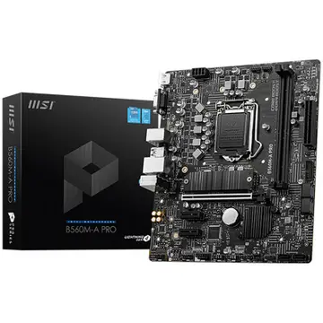 Mainboard MSI B560M-A PRO (LGA 1200 - m-ATX Form Factor - DDR4)